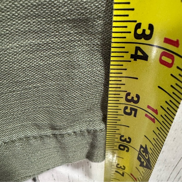 Madewell Womens Olive Green Utility Pants Patch Pockets Casual Straight Leg - Picture 15 of 15